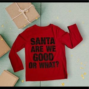 “Santa, we good?” Tee